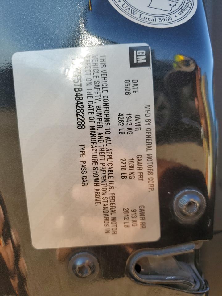 2008 Pontiac G6 Value Leader VIN: 1G2ZF57B484282288 Lot: 69390225