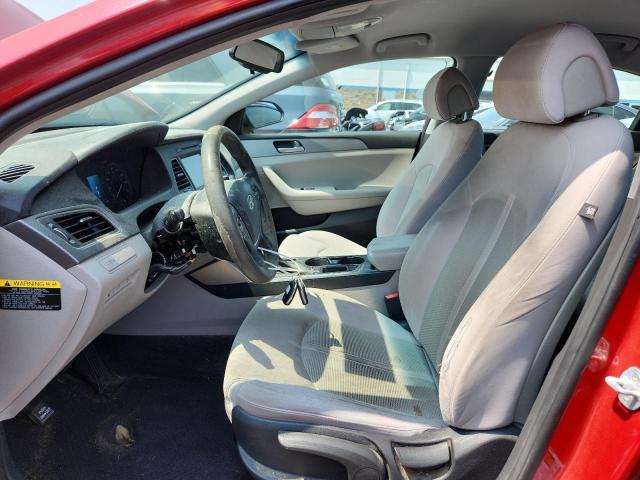  HYUNDAI SONATA 2017 Czerwony