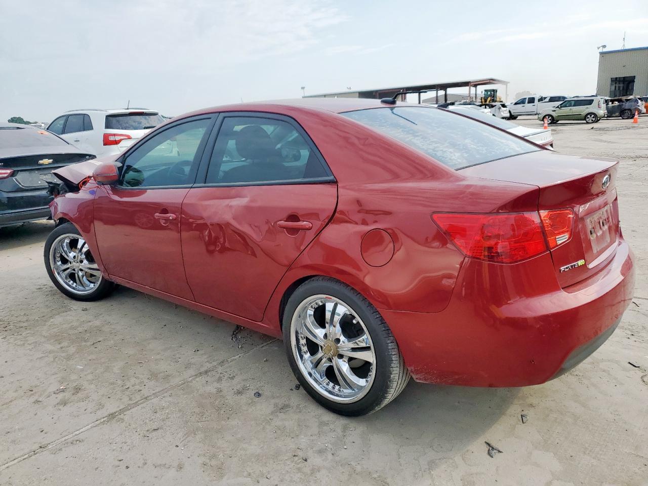 2012 Kia Forte Ex brown sedan gas KNAFU4A22C5557714 photo #3