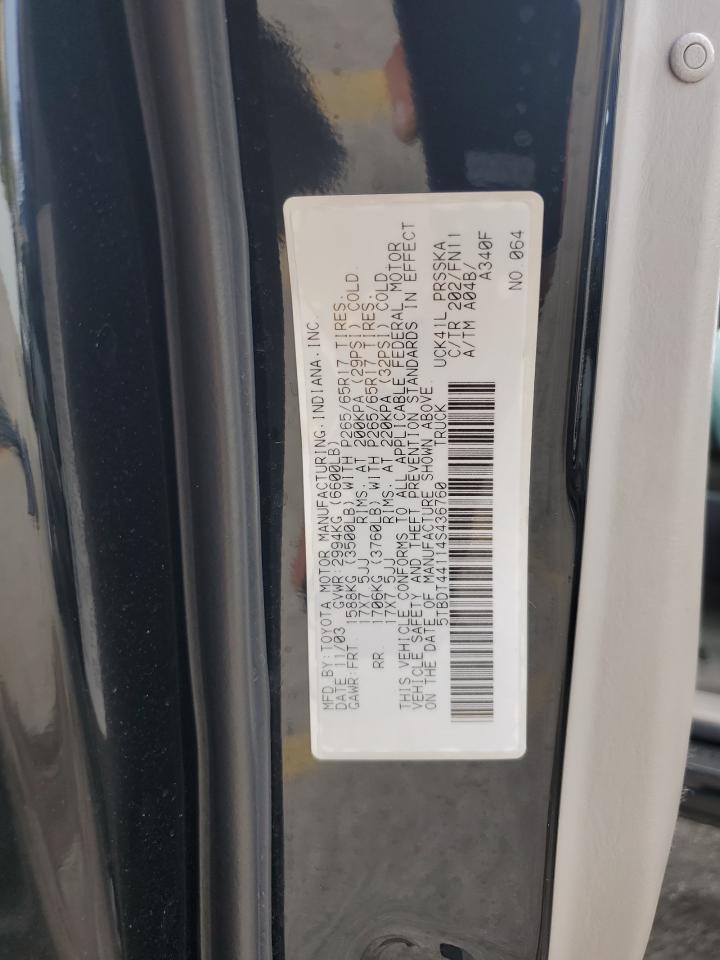 2004 Toyota Tundra Double Cab Sr5 VIN: 5TBDT44114S436760 Lot: 69314505