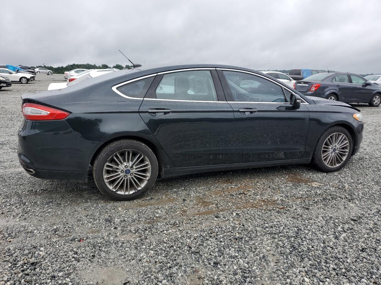 2014 Ford Fusion Se black null gas 3FA6P0H98ER190023 photo #4