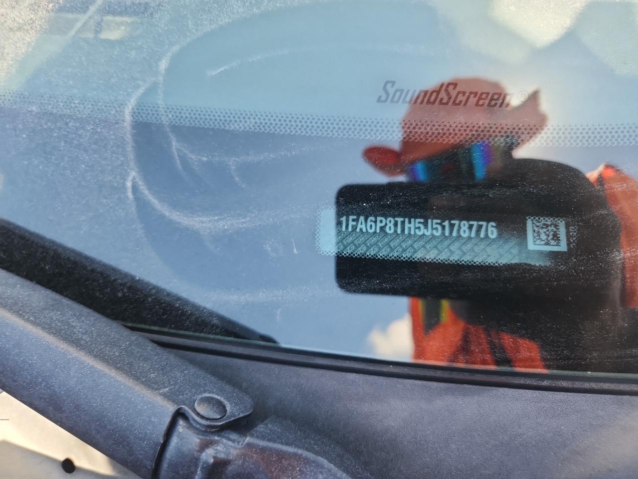 2018 Ford Mustang VIN: 1FA6P8TH5J5178776 Lot: 70194625