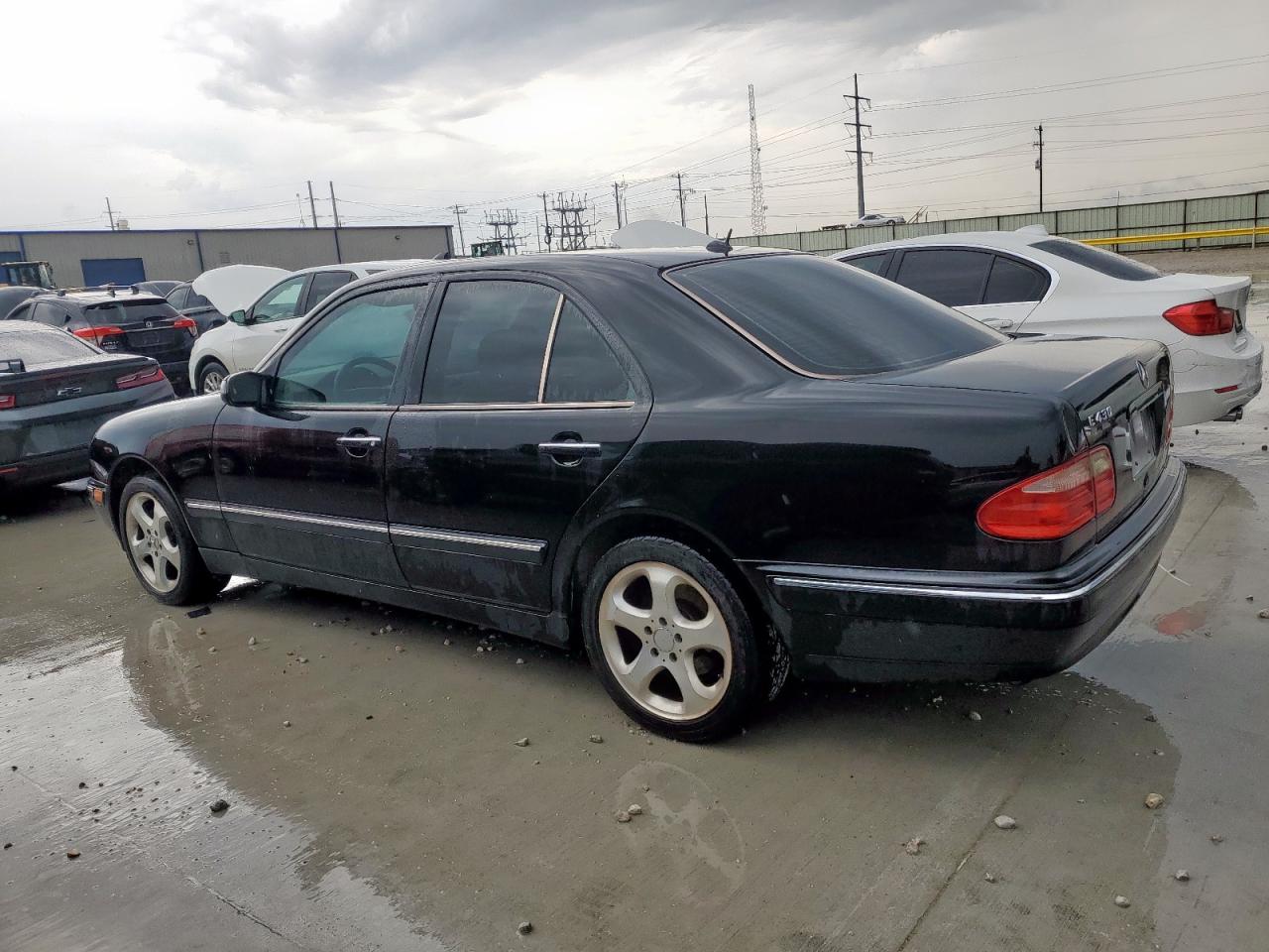 2002 Mercedes-Benz E 430 black sedan gas WDBJF70J92B477021 photo #3