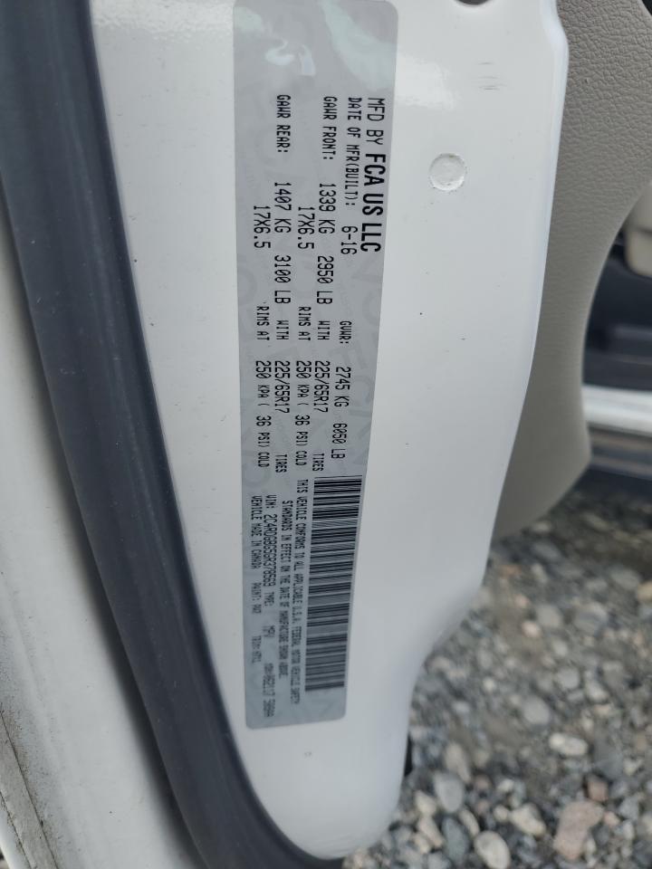 2016 Dodge Grand Caravan Se VIN: 2C4RDGBG5GR378569 Lot: 70761115