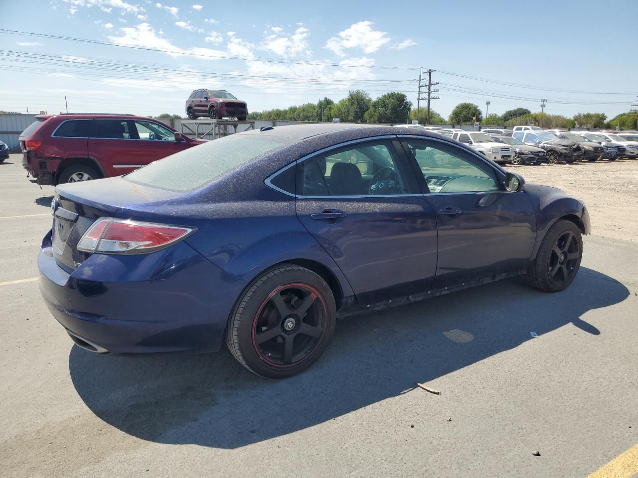 2009 Mazda 6 S blue sedan gas 1YVHP82B395M06747 photo #4