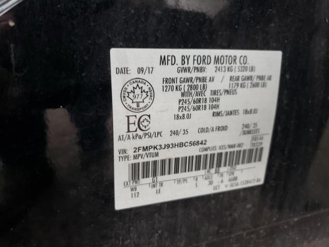 2017 FORD EDGE SEL  