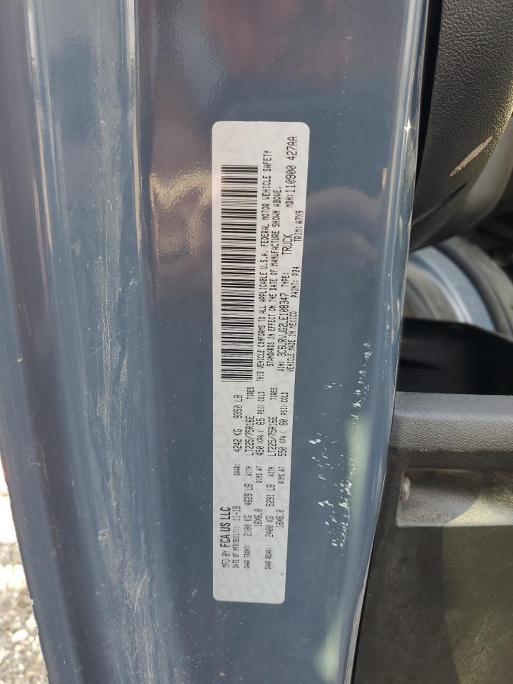 2020 Ram Promaster 3500 3500 High VIN: 3C6URVJG2LE108347 Lot: 67794835