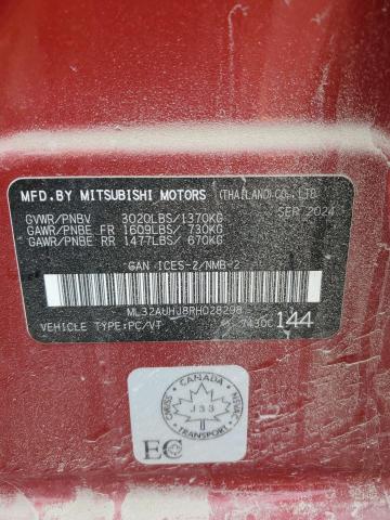 2024 MITSUBISHI MIRAGE ES  