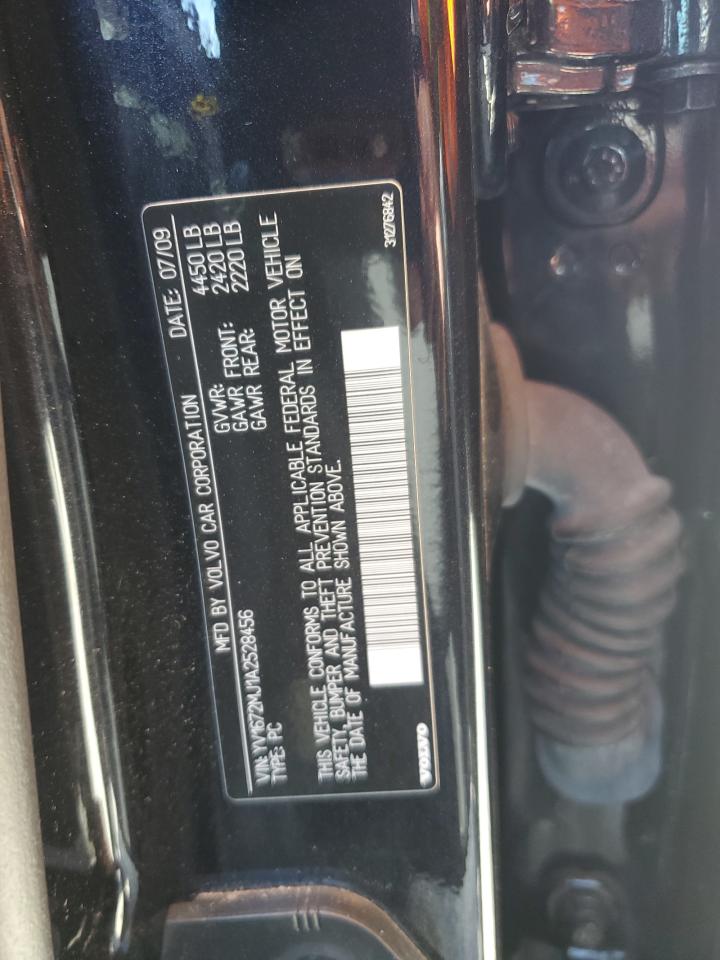 2010 Volvo V50 T5 VIN: YV1672MJ1A2528456 Lot: 68735085