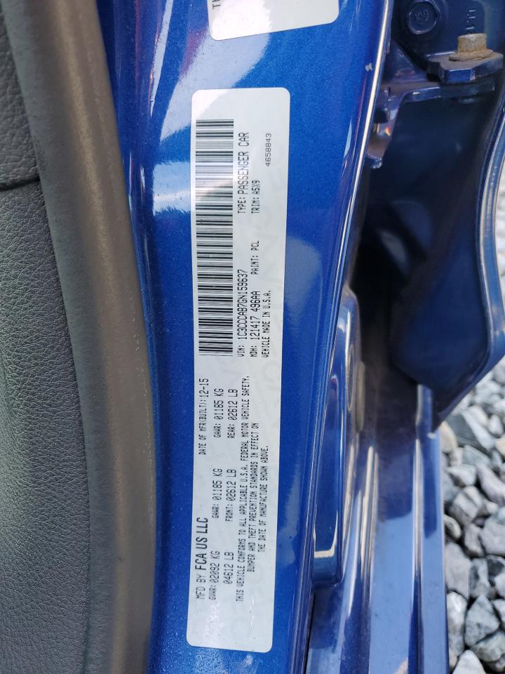 2016 Chrysler 200 Limited VIN: 1C3CCCAB7GN159637 Lot: 68979955