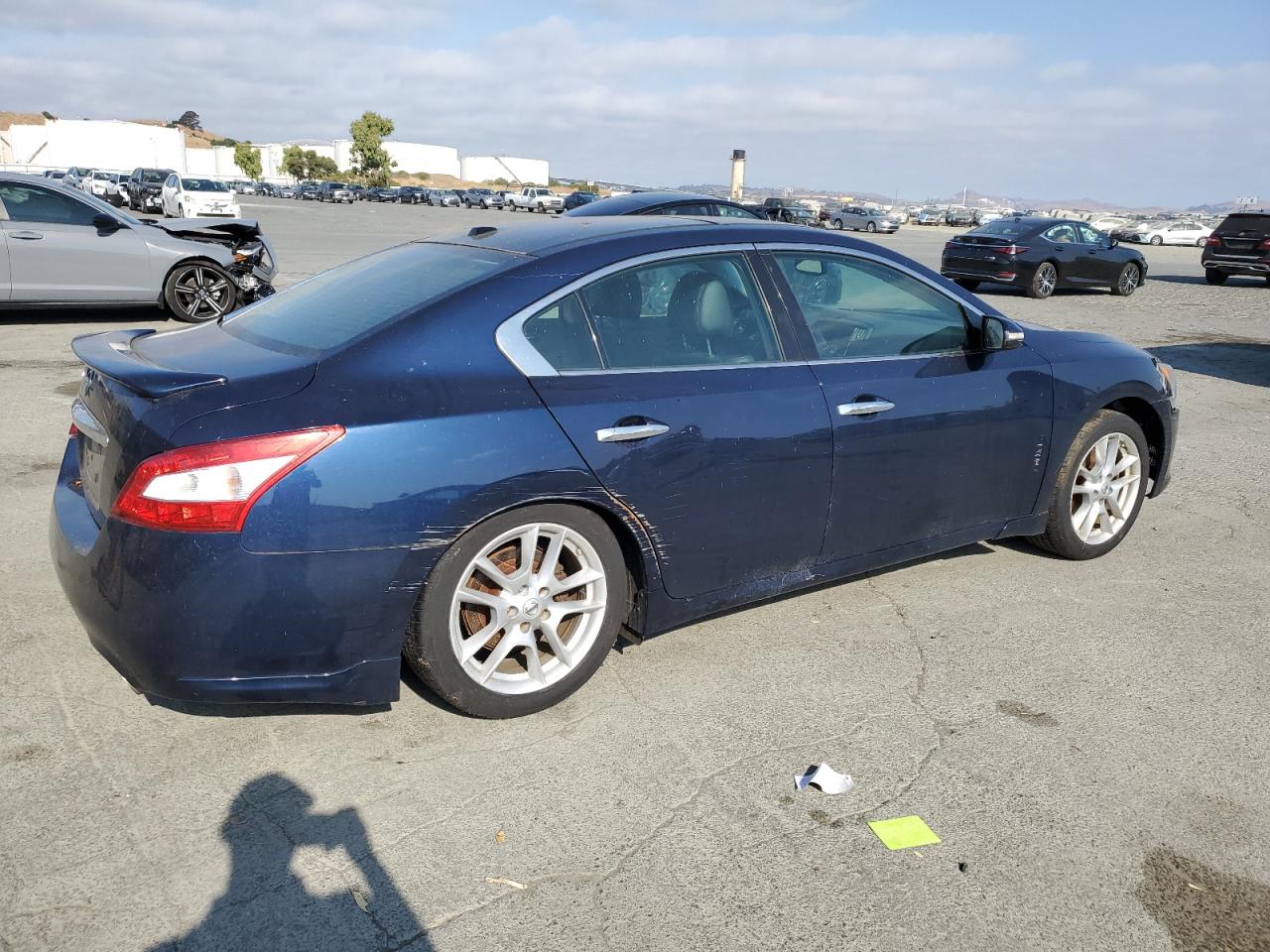 2010 Nissan Maxima S blue null gas 1N4AA5AP6AC803895 photo #4