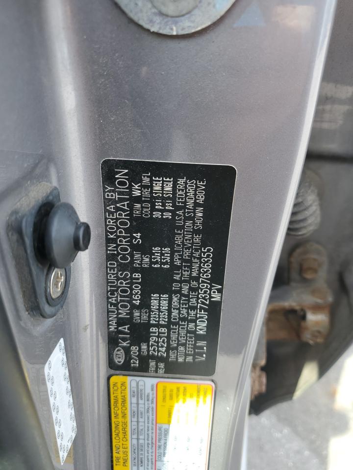 2009 Kia Sportage Lx VIN: KNDJF723597636355 Lot: 67777005