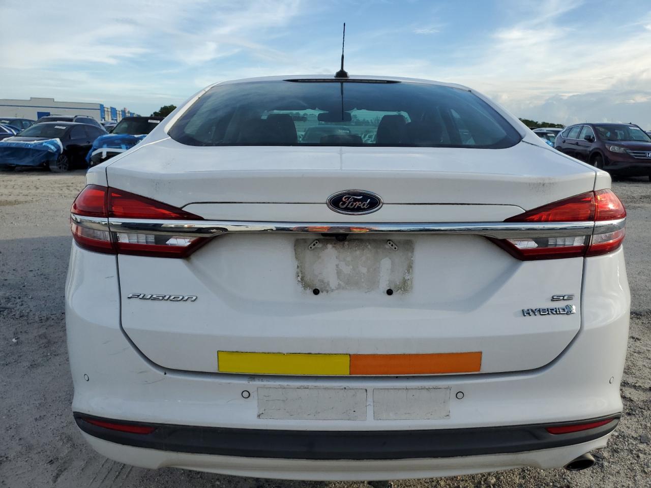 2018 Ford Fusion Se Hybrid VIN: 3FA6P0LU4JR281909 Lot: 54041565