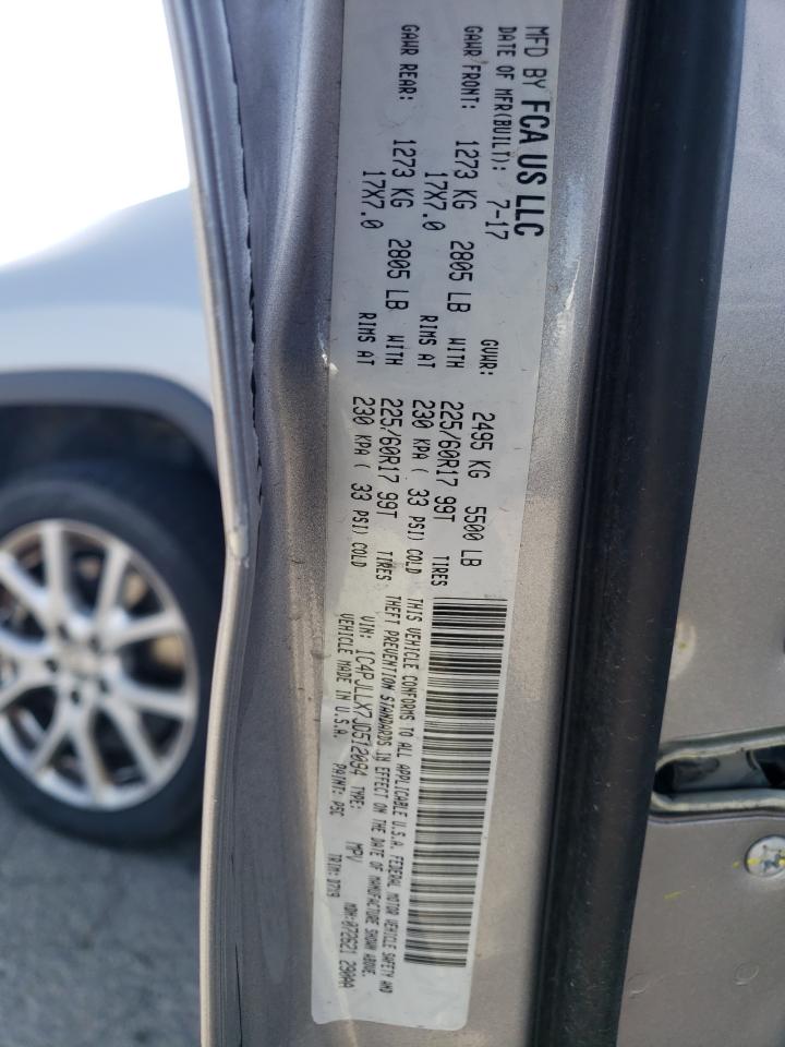 2018 Jeep Cherokee Latitude Plus VIN: 1C4PJLLX7JD512094 Lot: 67384925