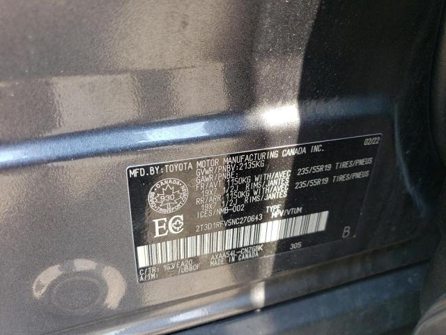 2022 TOYOTA RAV4 LIMITED  