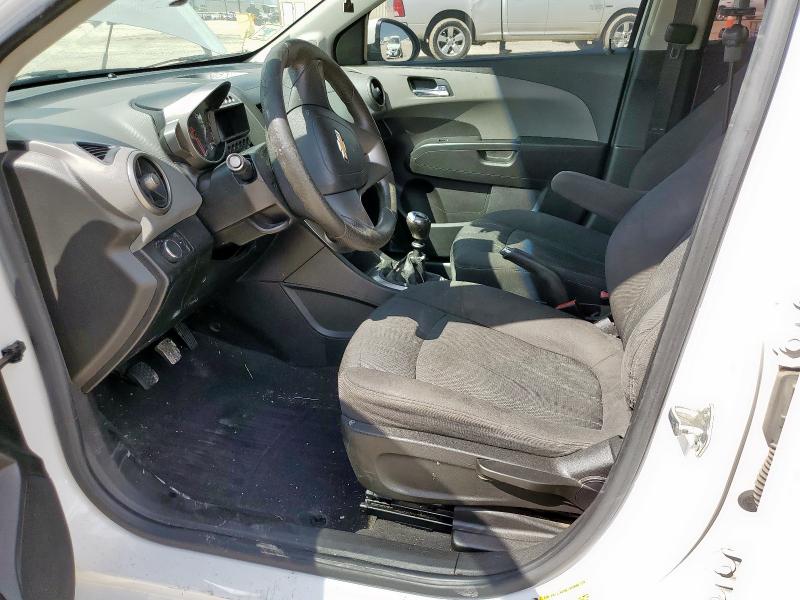  CHEVROLET SONIC 2012 Biały