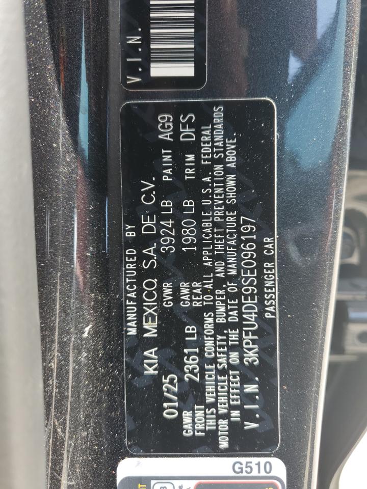 2025 Kia K4 Ex VIN: 3KPFU4DE9SE096197 Lot: 68825305
