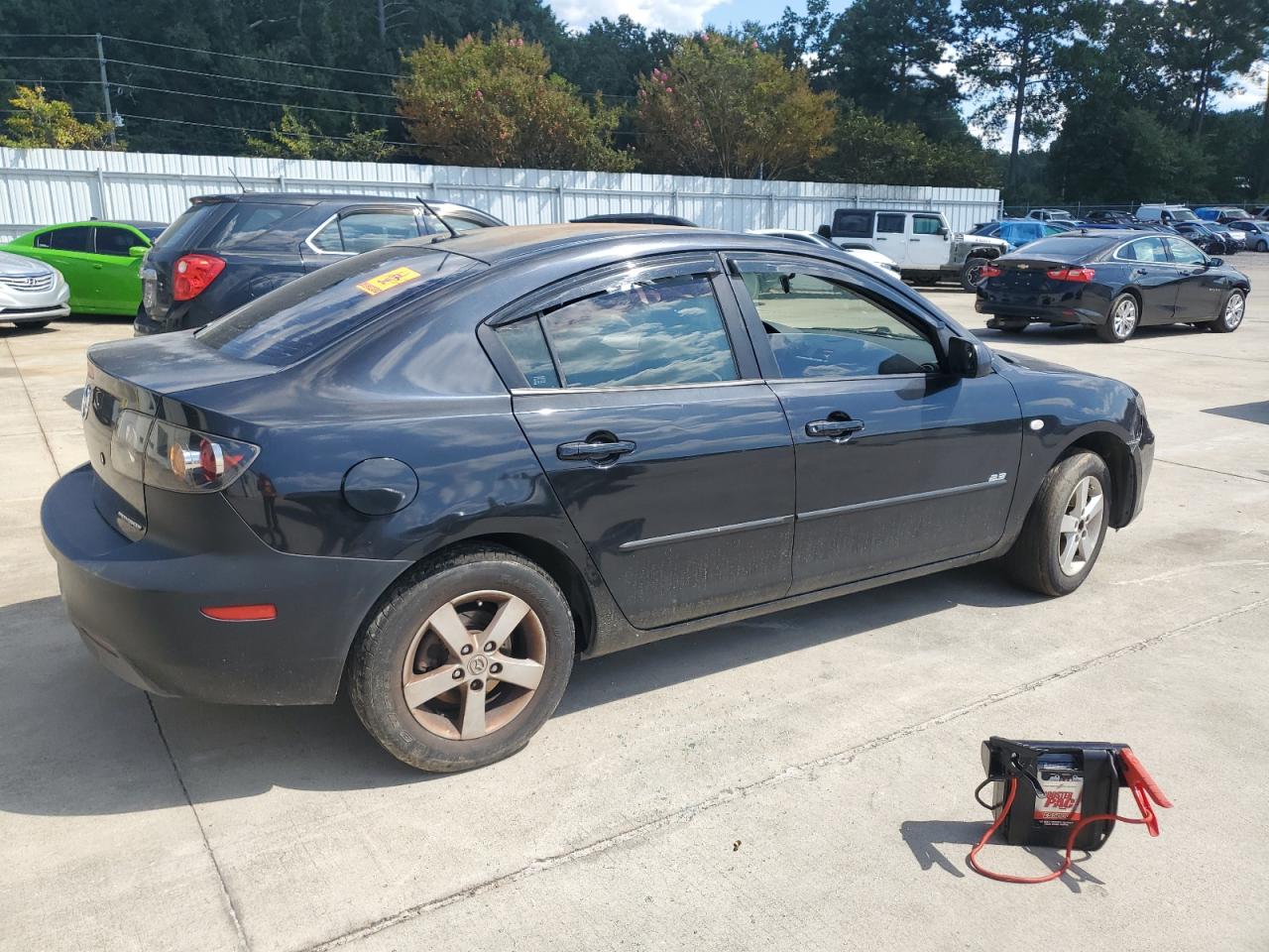 2005 Mazda 3 I black sedan gas JM1BK12F751313364 photo #4