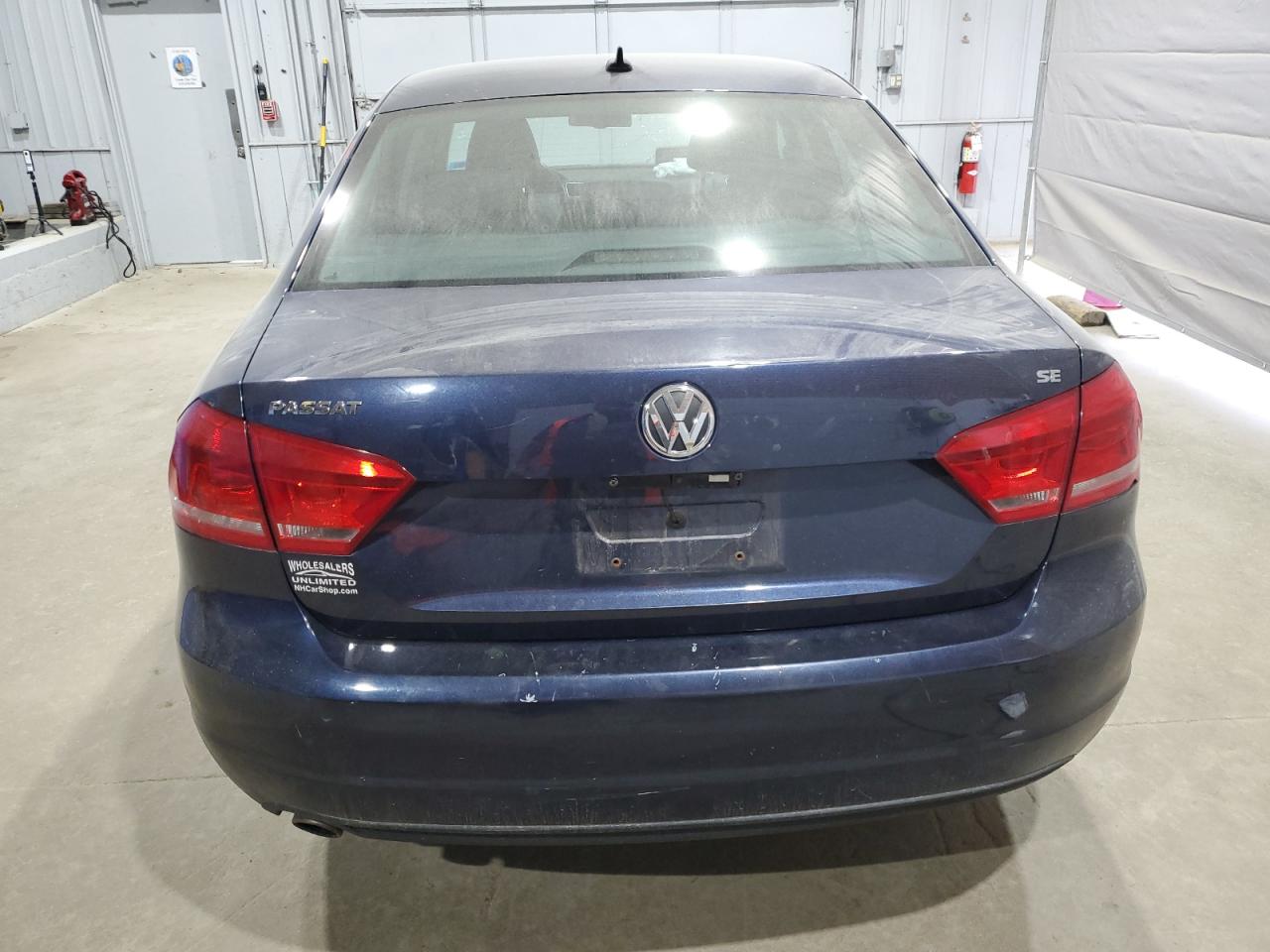 2012 Volkswagen Passat Se VIN: 1VWBP7A39CC038395 Lot: 67846025