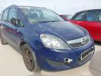 2014 VAUXHALL ZAFIRA EXC for sale at Copart SANDY