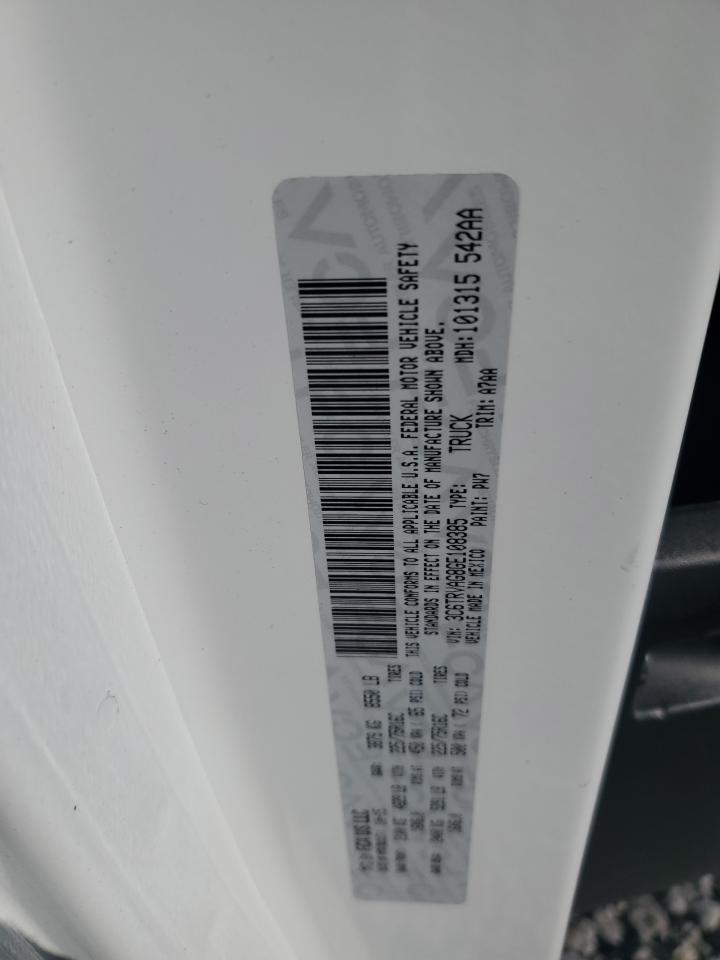 2016 Ram Promaster 1500 1500 Standard VIN: 3C6TRVAG8GE108385 Lot: 69554615