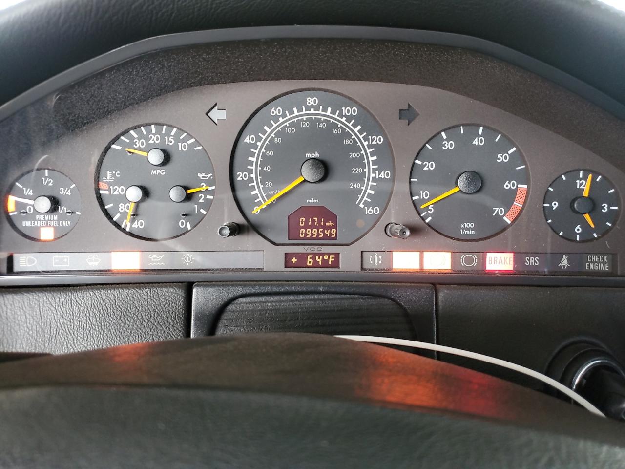 1998 Mercedes-Benz Cl 600 VIN: WDBGA76G3WA407000 Lot: 67328605