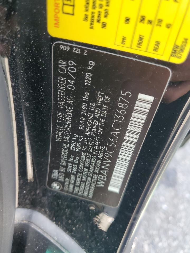 2010 BMW 535 Xi VIN: WBANV9C56AC136875 Lot: 66662715