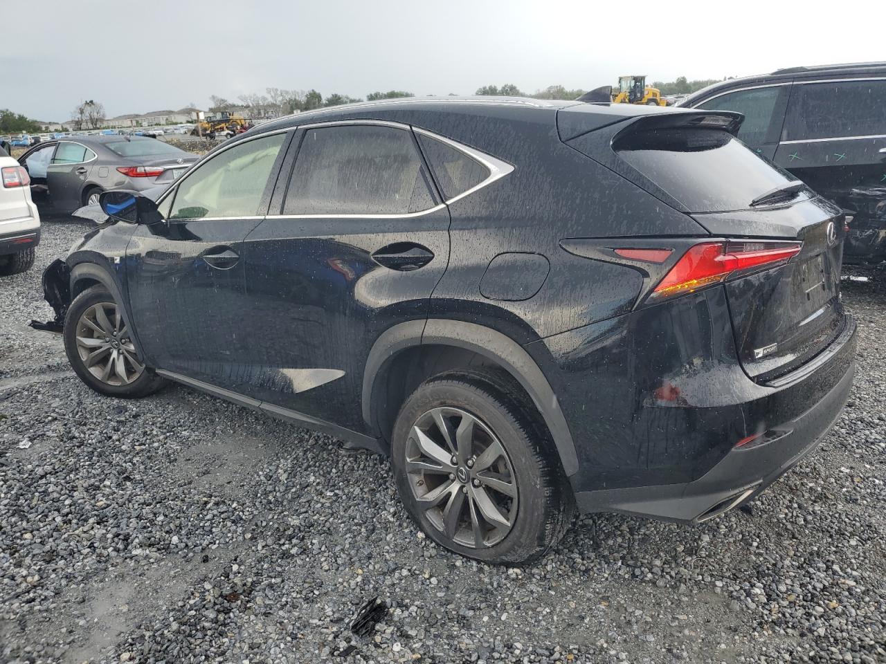 2021 Lexus Nx 300 Base black null gas JTJSARBZ4M2188146 photo #3