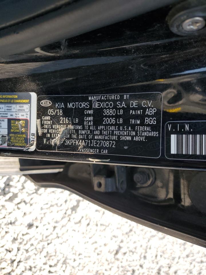 2018 Kia Forte Lx VIN: 3KPFK4A71JE270872 Lot: 67940245