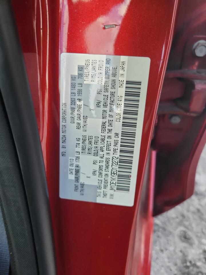 2014 Mazda Mazda2 Sport VIN: JM1DE1KY9E0172272 Lot: 68643435