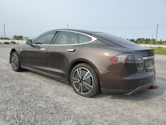  TESLA MODEL S 2013 tan