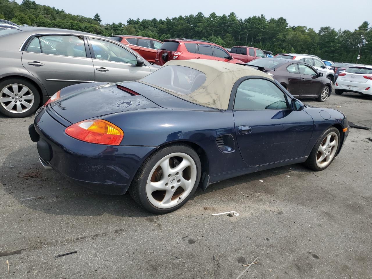 2000 Porsche Boxster blue null gas WP0CA2989YU625662 photo #4