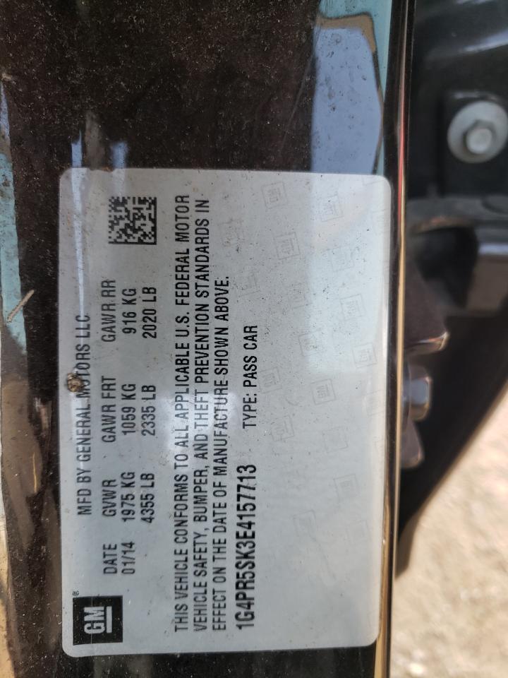 2014 Buick Verano Convenience VIN: 1G4PR5SK3E4157713 Lot: 67800645