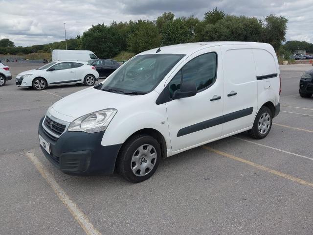 2018 PEUGEOT PARTNER PROFESSION L1 BLU  for sale at Copart SANDTOFT