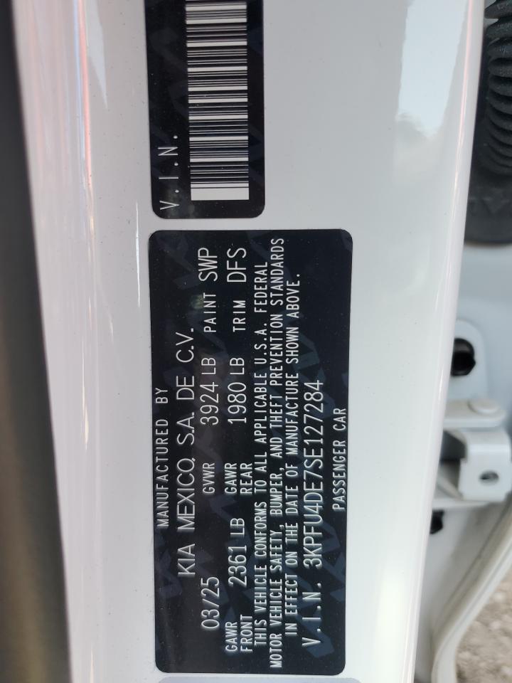 2025 Kia K4 Ex VIN: 3KPFU4DE7SE127284 Lot: 67961955