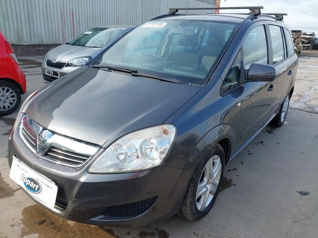 2010 VAUXHALL ZAFIRA EXC for sale at Copart PETERLEE
