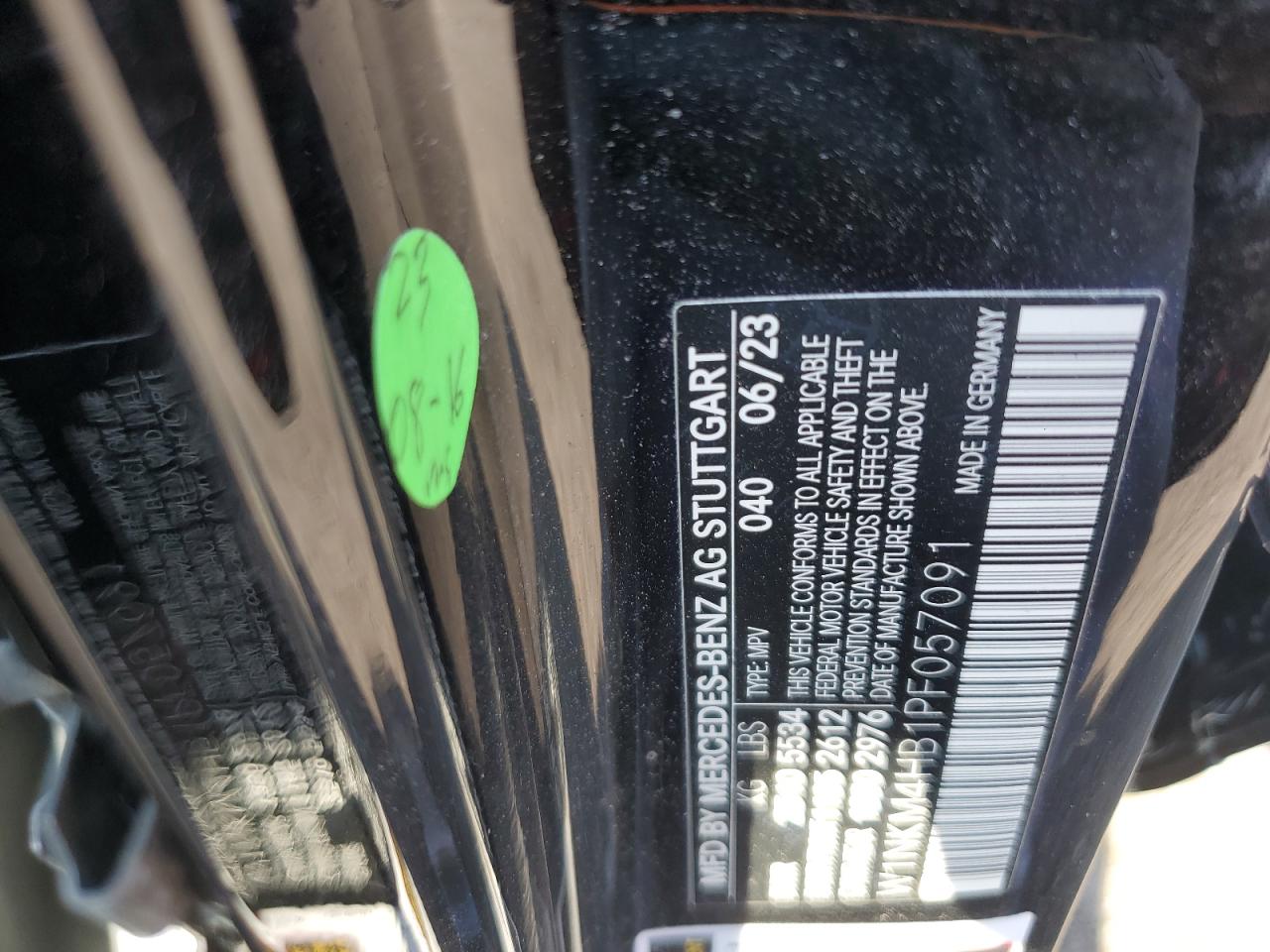 2023 Mercedes-Benz Glc 300 4Matic VIN: W1NKM4HB1PF057091 Lot: 68174495