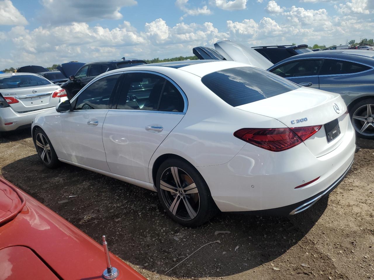 2023 Mercedes-Benz C 300 4Matic white null gas W1KAF4HB2PR091509 photo #3