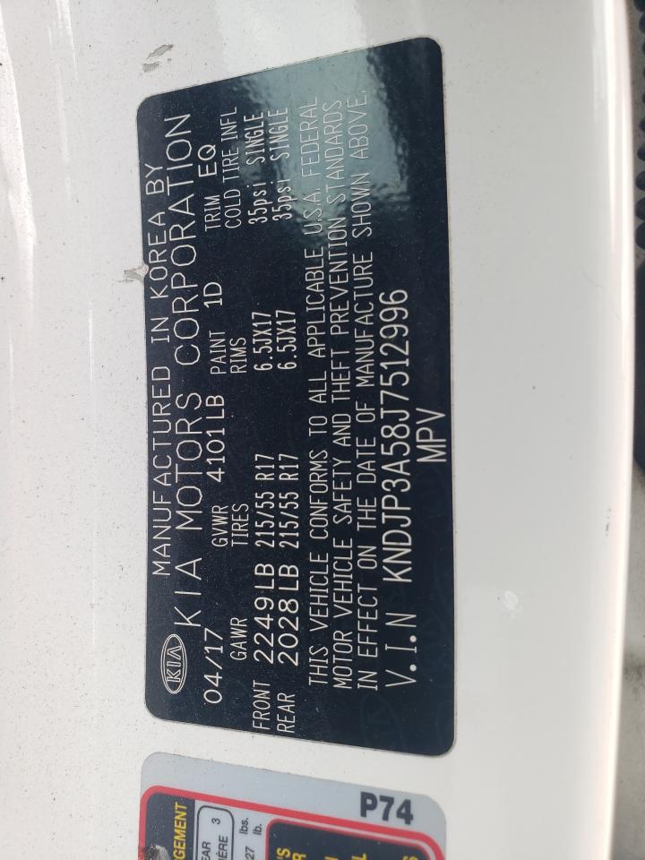 2018 Kia Soul + VIN: KNDJP3A58J7512996 Lot: 68330315