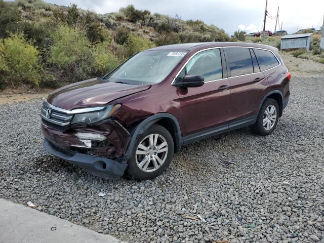  HONDA PILOT 2017 Бургунди