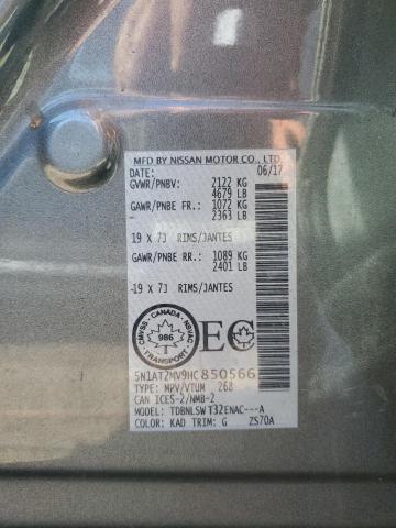 2017 NISSAN ROGUE SV  
