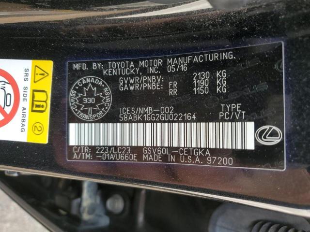 2016 LEXUS ES 350  