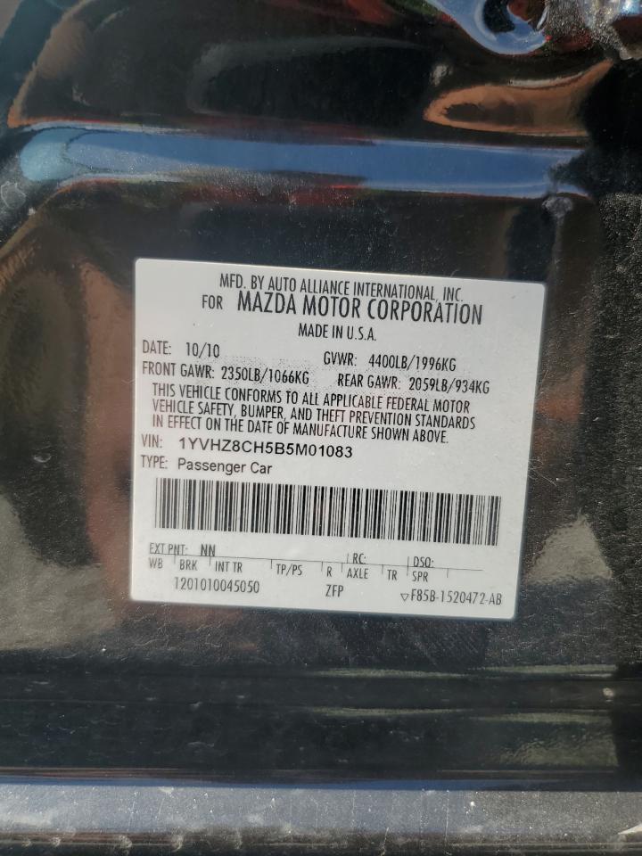 2011 Mazda 6 I VIN: 1YVHZ8CH5B5M01083 Lot: 68447915