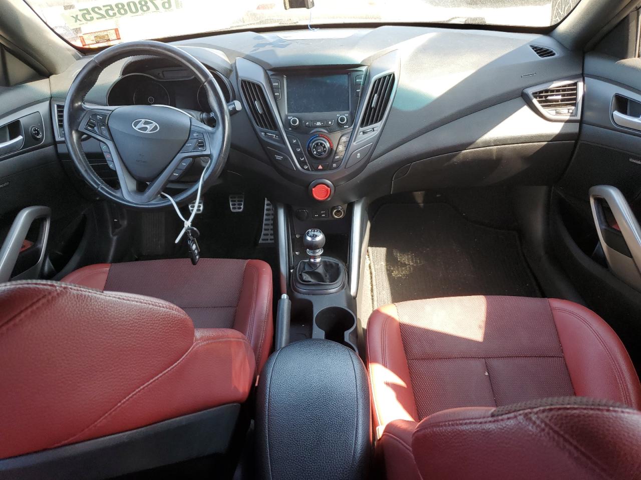 2017 Hyundai Veloster Turbo VIN: KMHTC6AE1HU308909 Lot: 67808525