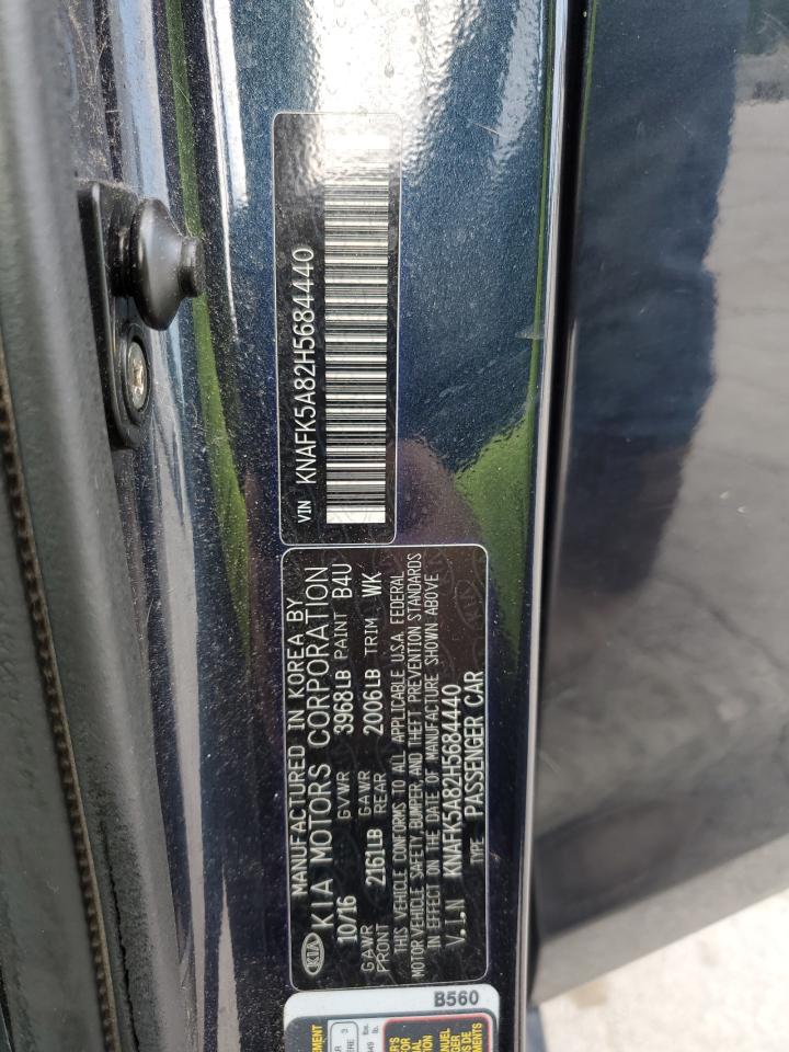 2017 Kia Forte Lx VIN: KNAFK5A82H5684440 Lot: 67782155