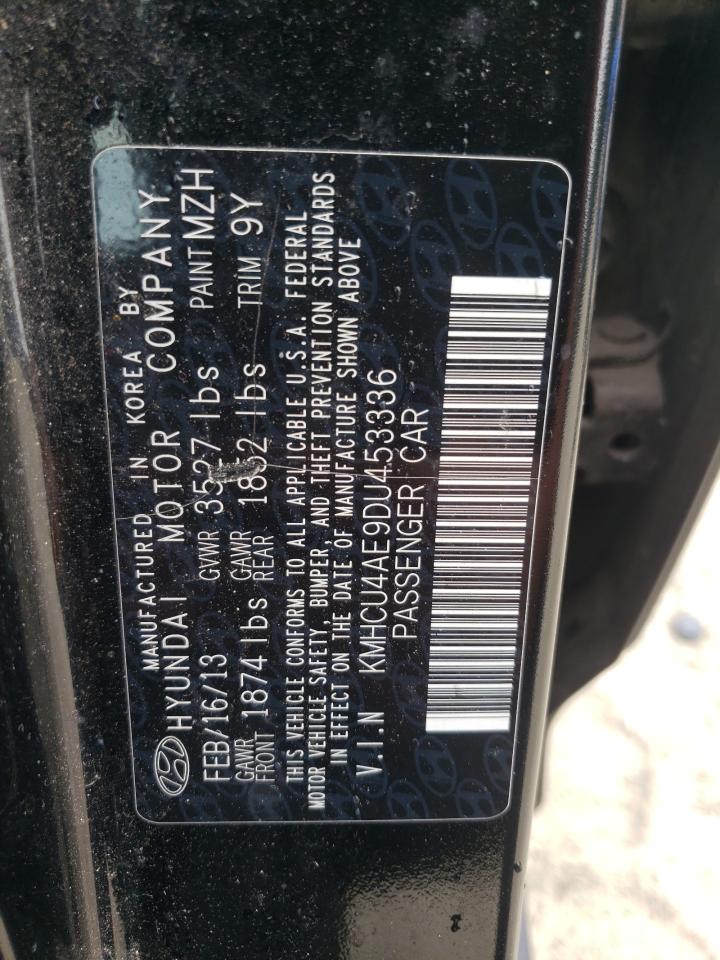 2013 Hyundai Accent Gls VIN: KMHCU4AE9DU453336 Lot: 67615605