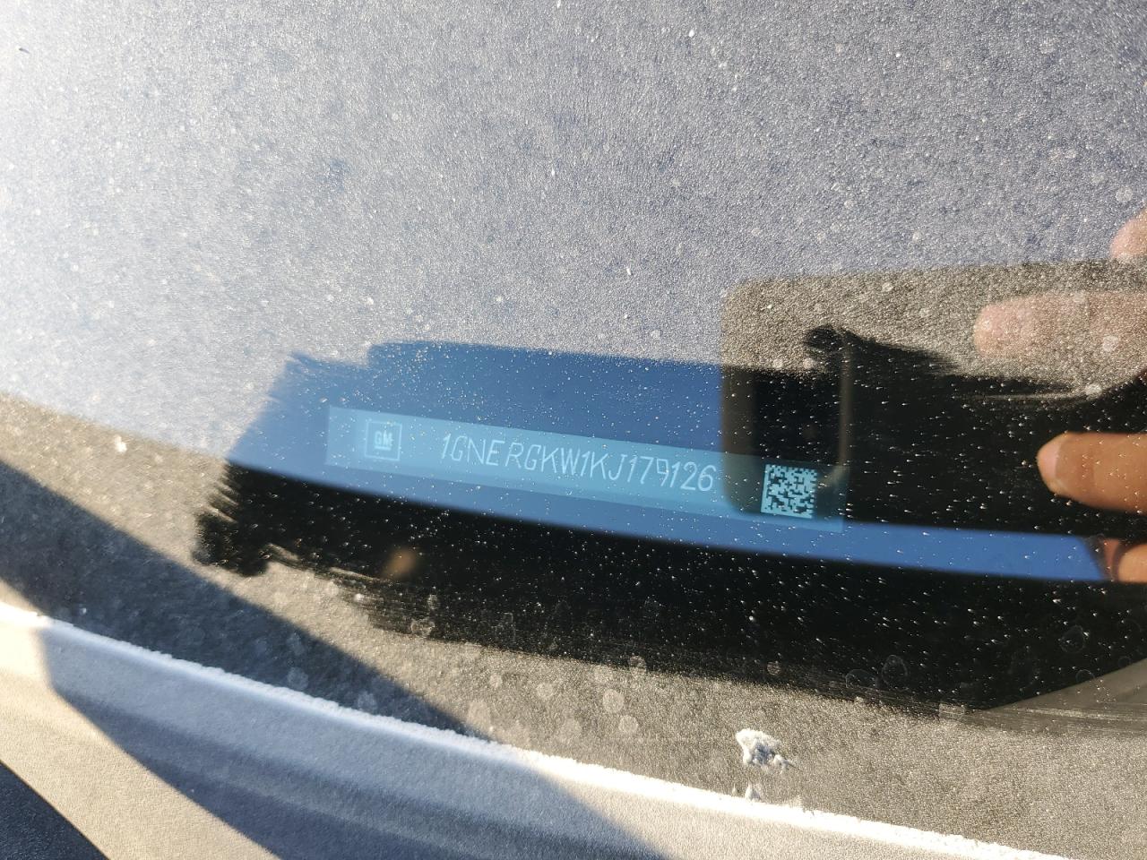 2019 Chevrolet Traverse Lt VIN: 1GNERGKW1KJ179126 Lot: 68075965