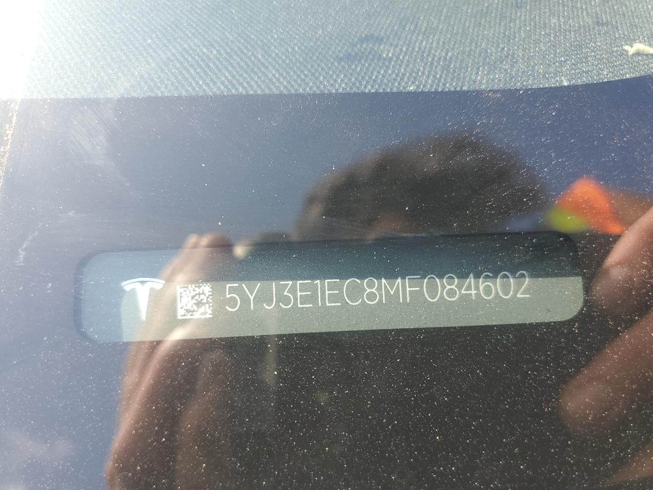 2021 Tesla Model 3 VIN: 5YJ3E1EC8MF084602 Lot: 69189245