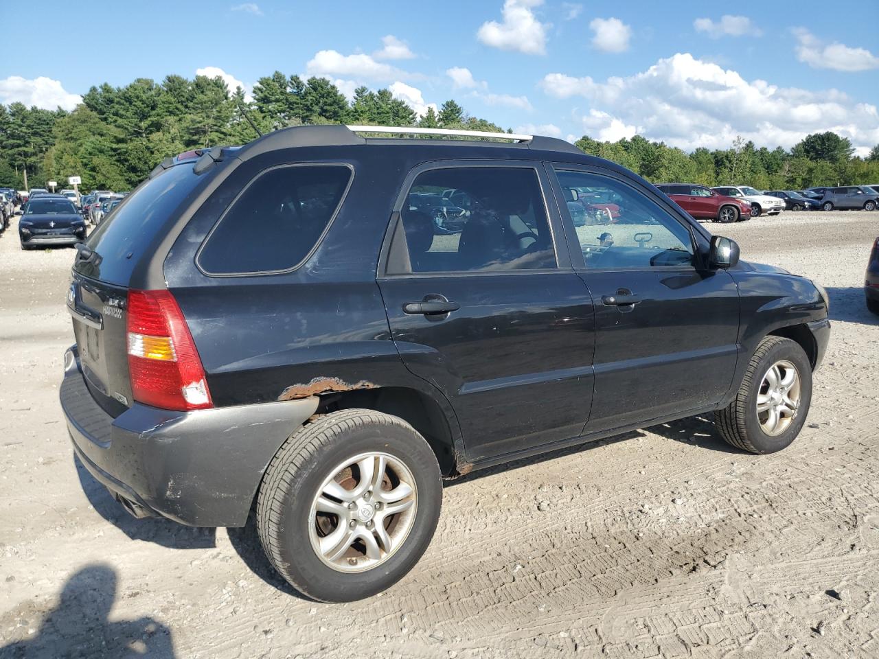 2008 Kia Sportage Ex black null gas KNDJE723887548594 photo #4