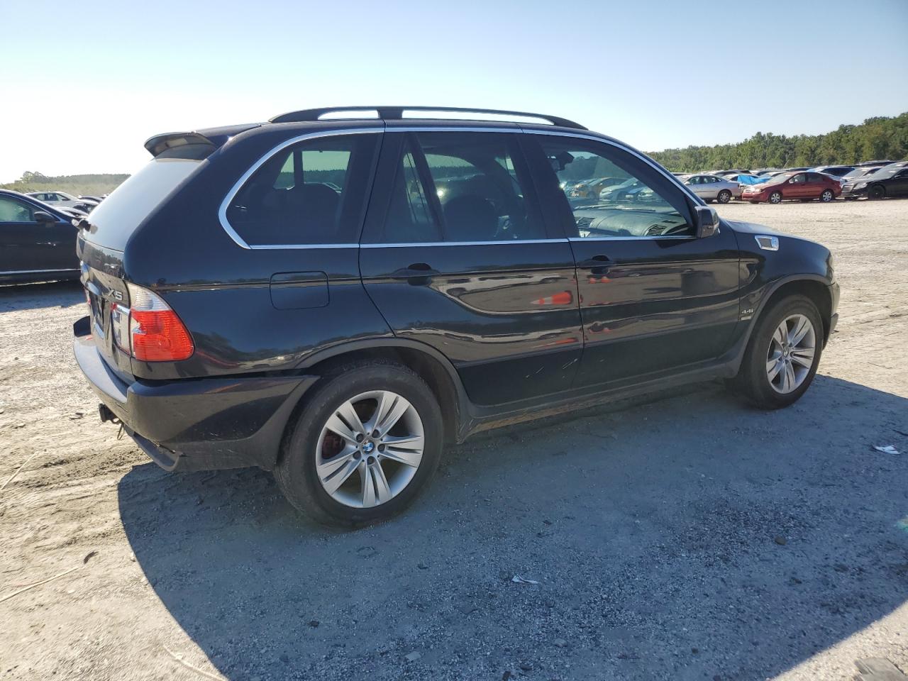 2005 BMW X5 4.4I black suv gas 5UXFB53595LV15611 photo #4
